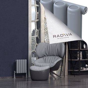 Radiva - Mati Radiateur En Aluminium 400x366 Gris