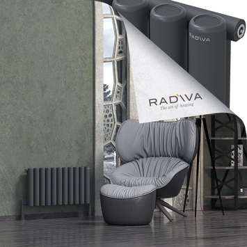 Radiva - Mati Radiateur En Aluminium 400x810 Anthracite Foncé