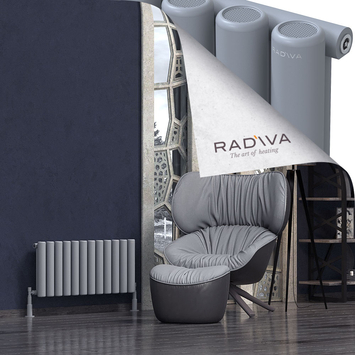 Radiva - Mati Radiateur En Aluminium 400x884 Gris