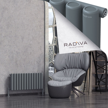 Radiva - Mati Radiateur En Aluminium 400x958 Anthracite