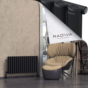 Radiva - Mati Radiateur En Aluminium 500x1106 Noir