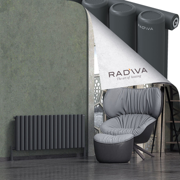 Radiva - Mati Radiateur En Aluminium 500x1254 Anthracite Foncé