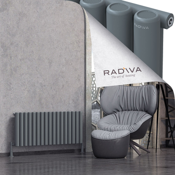 Radiva - Mati Radiateur En Aluminium 500x1254 Anthracite