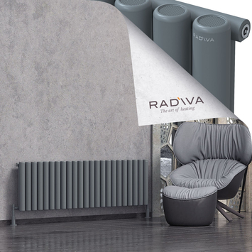 Radiva - Mati Radiateur En Aluminium 500x1698 Anthracite