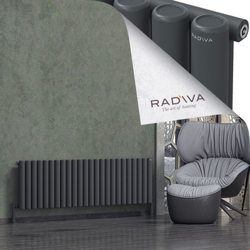 Radiva - Mati Radiateur En Aluminium 500x1772 Anthracite Foncé