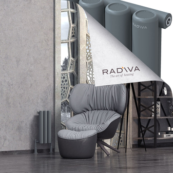 Radiva - Mati Radiateur En Aluminium 500x218 Anthracite