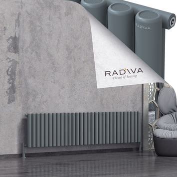 Radiva - Mati Radiateur En Aluminium 500x2216 Anthracite