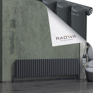 Radiva - Mati Radiateur En Aluminium 500x2364 Anthracite Foncé