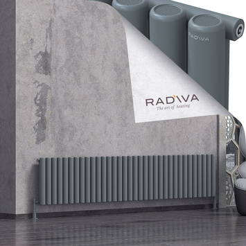 Radiva - Mati Radiateur En Aluminium 500x2512 Anthracite