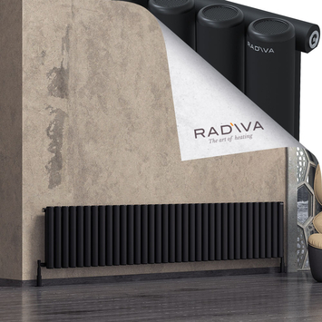Radiva - Mati Radiateur En Aluminium 500x2586 Noir