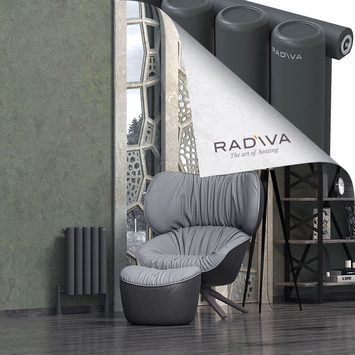 Radiva - Mati Radiateur En Aluminium 500x366 Anthracite Foncé