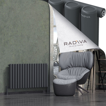 Radiva - Mati Radiateur En Aluminium 600x1180 Anthracite Foncé