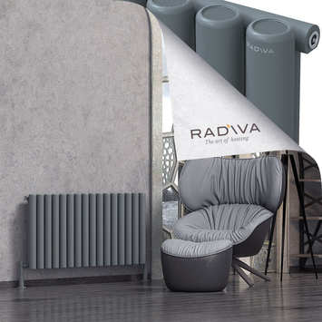 Radiva - Mati Radiateur En Aluminium 600x1180 Anthracite