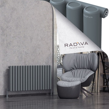 Radiva - Mati Radiateur En Aluminium 600x1254 Anthracite
