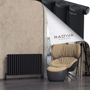 Radiva - Mati Radiateur En Aluminium 600x1254 Noir