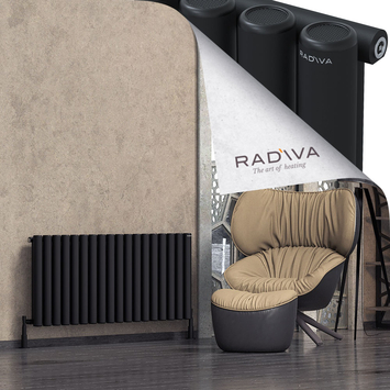 Radiva - Mati Radiateur En Aluminium 600x1328 Noir