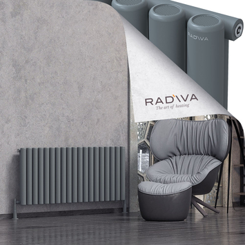 Radiva - Mati Radiateur En Aluminium 600x1402 Anthracite