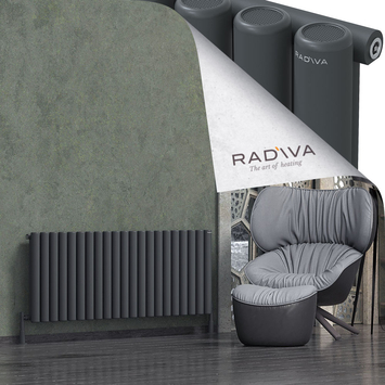 Radiva - Mati Radiateur En Aluminium 600x1550 Anthracite Foncé