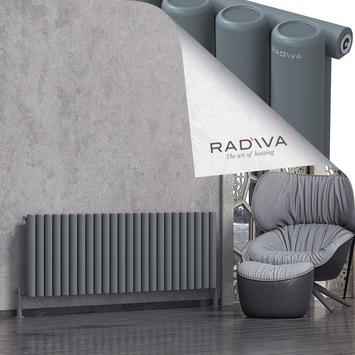 Radiva - Mati Radiateur En Aluminium 600x1772 Anthracite