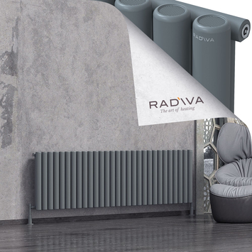 Radiva - Mati Radiateur En Aluminium 600x2142 Anthracite