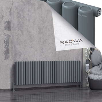 Radiva - Mati Radiateur En Aluminium 600x2216 Anthracite