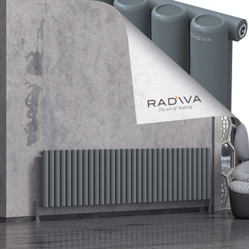 Radiva - Mati Radiateur En Aluminium 600x2364 Anthracite