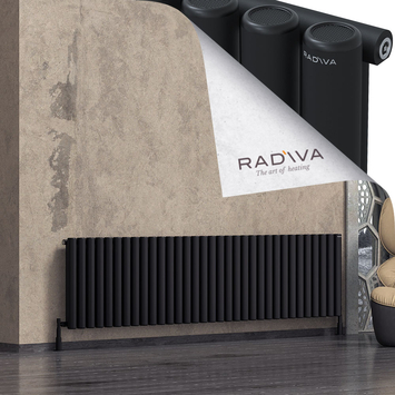 Radiva - Mati Radiateur En Aluminium 600x2438 Noir