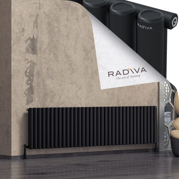 Radiva - Mati Radiateur En Aluminium 600x2512 Noir