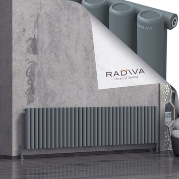 Radiva - Mati Radiateur En Aluminium 600x2586 Anthracite