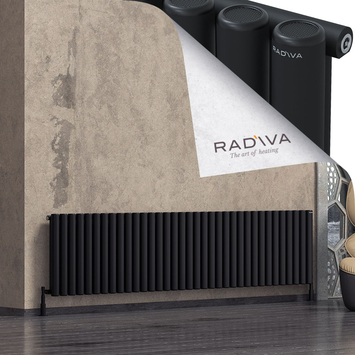 Radiva - Mati Radiateur En Aluminium 600x2586 Noir