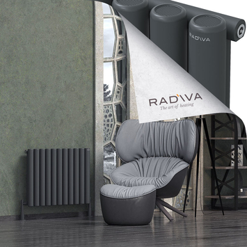 Radiva - Mati Radiateur En Aluminium 600x810 Anthracite Foncé