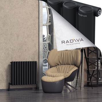 Radiva - Mati Radiateur En Aluminium 600x810 Noir