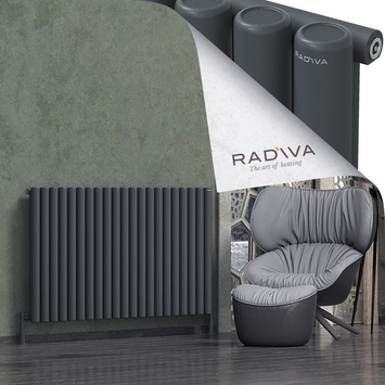 Radiva - Mati Radiateur En Aluminium 900x1550 Anthracite Foncé