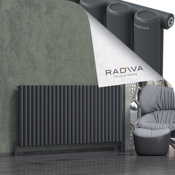 Radiva - Mati Radiateur En Aluminium 900x1994 Anthracite Foncé
