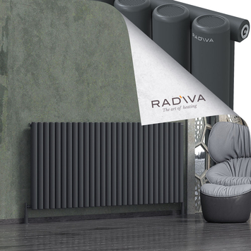 Radiva - Mati Radiateur En Aluminium 900x2068 Anthracite Foncé