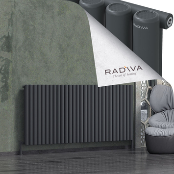 Radiva - Mati Radiateur En Aluminium 900x2142 Anthracite Foncé