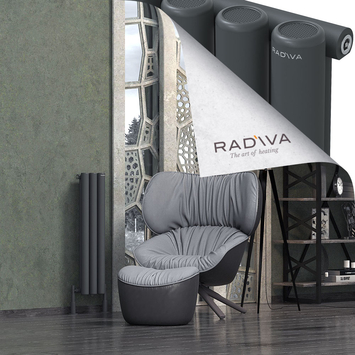 Radiva - Mati Radiateur En Aluminium 900x218 Anthracite Foncé