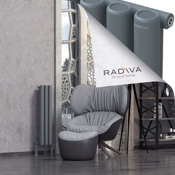 Radiva - Mati Radiateur En Aluminium 900x218 Anthracite