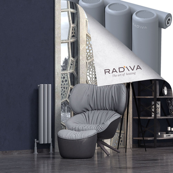 Radiva - Mati Radiateur En Aluminium 900x218 Gris