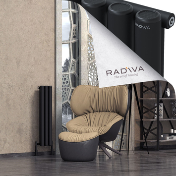 Radiva - Mati Radiateur En Aluminium 900x218 Noir