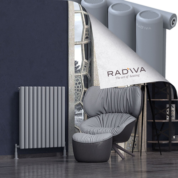 Radiva - Mati Radiateur En Aluminium 900x810 Gris