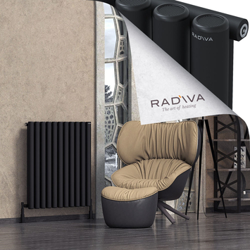 Radiva - Mati Radiateur En Aluminium 900x810 Noir