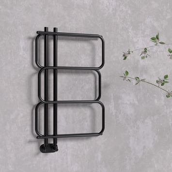 Radiva - Matsu Decorative Towel Warmer 540x884 Matt Black