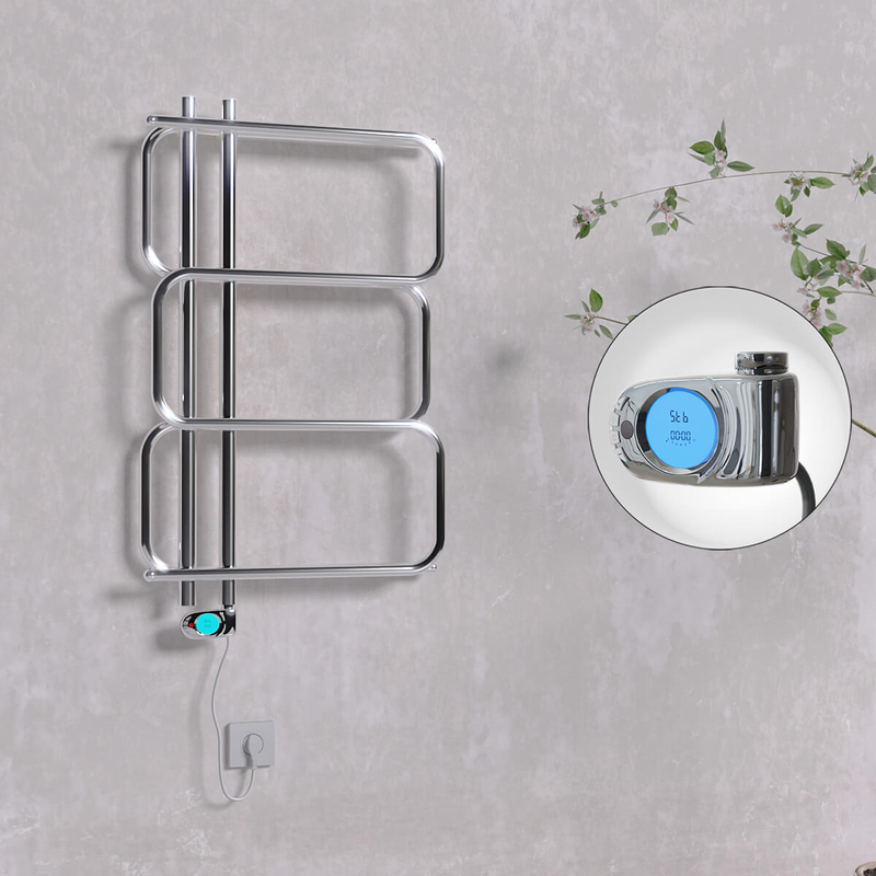 MATSU Elektirikli Havlupan 540x884 Krom (Musa Termostat) 200W