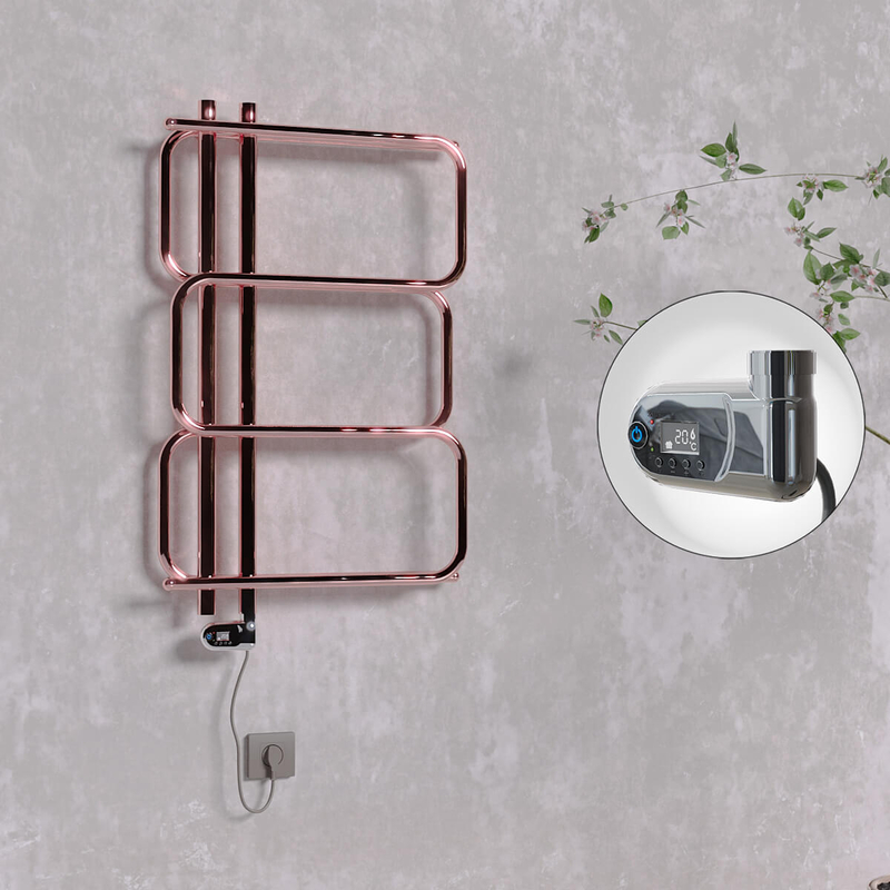 MATSU Elektirikli Havlupan 540x884 Rose Gold (Thesis Termostat) 200W