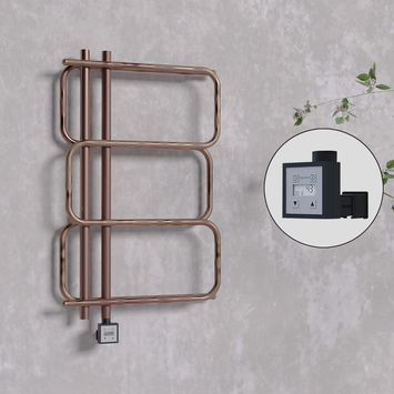 Radiva - Matsu Elektrikli Havlupan 540x884 Bakır Eskitme (KTX3 Termostat) 200W