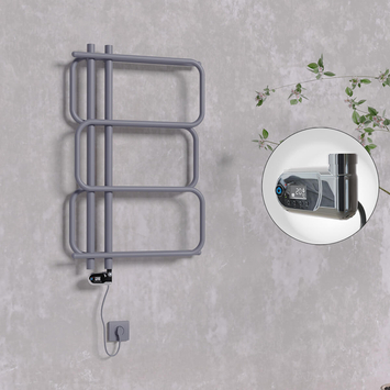 Radiva - Matsu Elektrikli Havlupan 540x884 Koyu Antrasit (Thesis Termostat) 300W