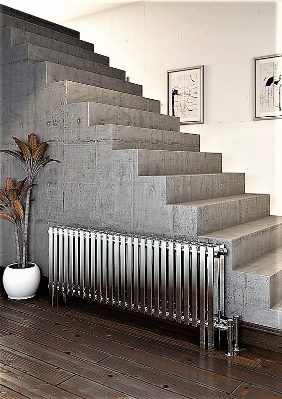 MAURITIUS Radiateur en acier inoxydable 500x1185 Polissage