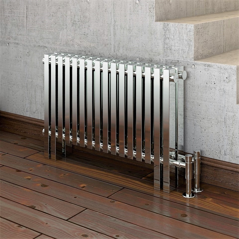 MAURITIUS Radiateur en acier inoxydable 500x735 Polissage