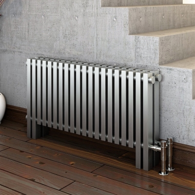 MAURITIUS Radiateur en acier inoxydable 500x915 Satin Polissage